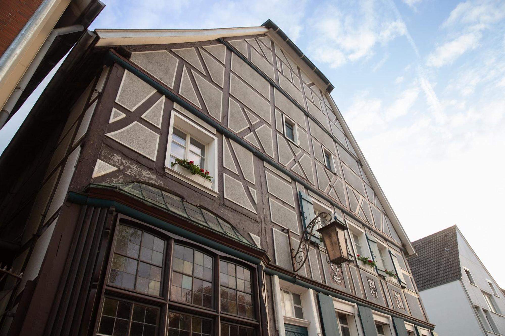 Gasthaus Benke, Fachwerkhaus In Westfalen ダッテルン エクステリア 写真